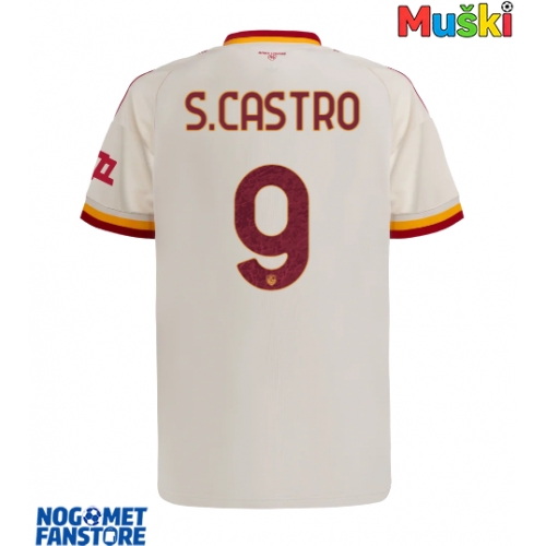AS Roma Santiago Castro #9 Gostujuci Dres 2026-27 Kratak Rukav